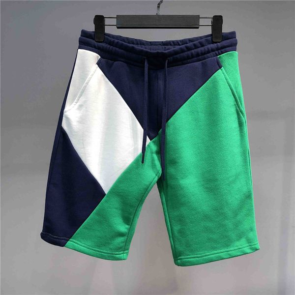 contrast color mens designer shorts drawstring panelled mens sports summer shorts splicing casual homme short pants, White;black
contrast color mens designer shorts drawstring panelled mens sports summer shorts splicing casual homme short pants, White;black