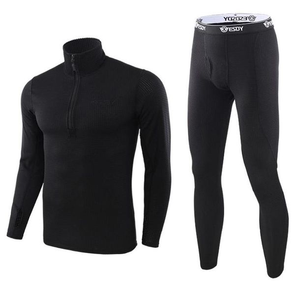 esdy men winter thermal underwear sets quick dry anti-microbial stretch breathable thermo for hiking camping male clothing 2xl, Gray
esdy men winter thermal underwear sets quick dry anti-microbial stretch breathable thermo for hiking camping male clothing 2xl, Gray