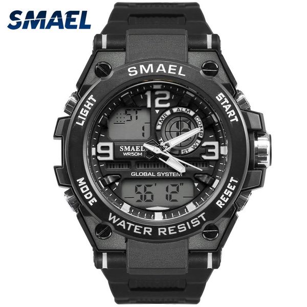 new fashion men watches smael brand white color outdoor sports time clock gift for men 50m waterproof dive relogio masculino1603
new fashion men watches smael brand white color outdoor sports time clock gift for men 50m waterproof dive relogio masculino1603