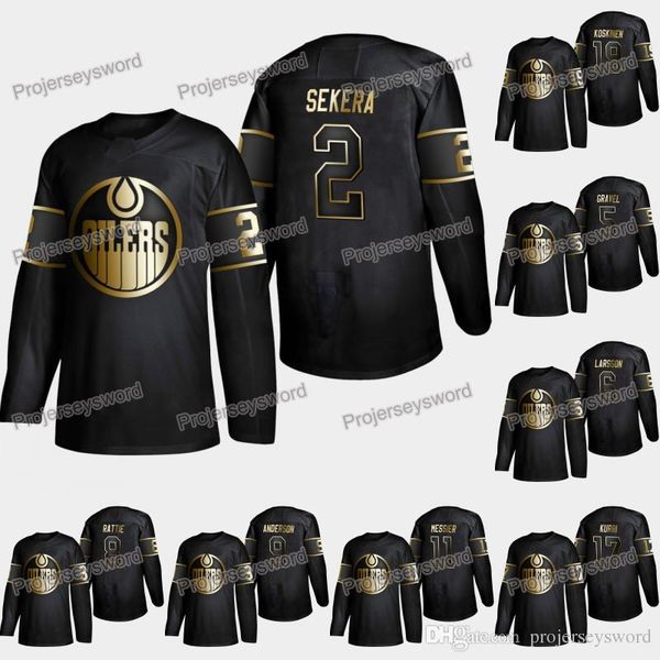Edmonton Oilers Andrej Sekera 2019 Golden Edition Jersey Kris Russell Paul Coffey Glenn Anderson Mark Messier Colby Cave Jujhar Khaira
Edmonton Oilers Andrej Sekera 2019 Golden Edition Jersey Kris Russell Paul Coffey Glenn Anderson Mark Messier Colby Cave Jujhar Khaira
