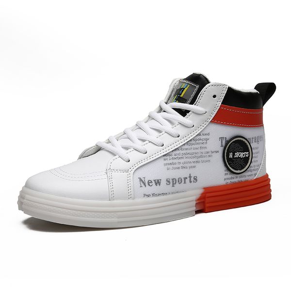 high leather + canvas casual sneakers men breathable non-slip sport shoes male street fashion alphabet flats vulcanized shoe, Black
high leather + canvas casual sneakers men breathable non-slip sport shoes male street fashion alphabet flats vulcanized shoe, Black