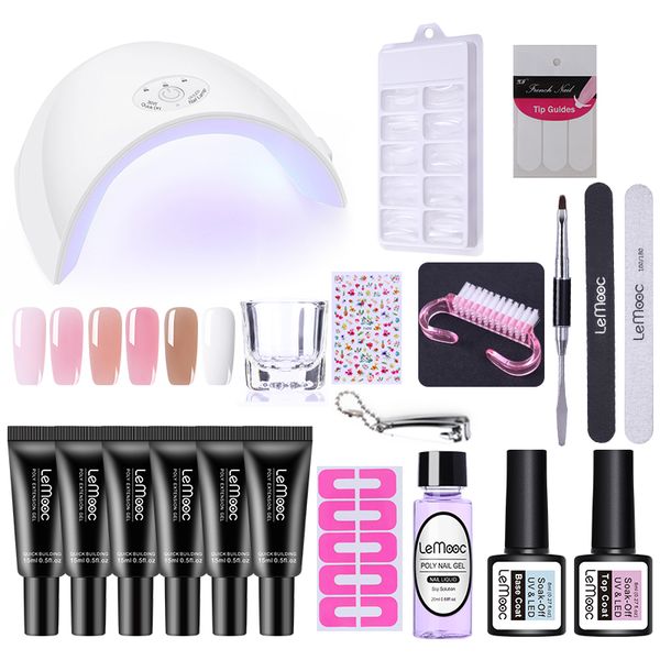 lemooc manicure set extend building poly nail gel kits finger nail extension uv led acrylic building lamp crystal jelly gel
lemooc manicure set extend building poly nail gel kits finger nail extension uv led acrylic building lamp crystal jelly gel