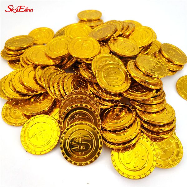 50/100pcs children toys plastic pirate gold coin treasure coins game currency kids party decoration halloween christmas gifts 7z
50/100pcs children toys plastic pirate gold coin treasure coins game currency kids party decoration halloween christmas gifts 7z