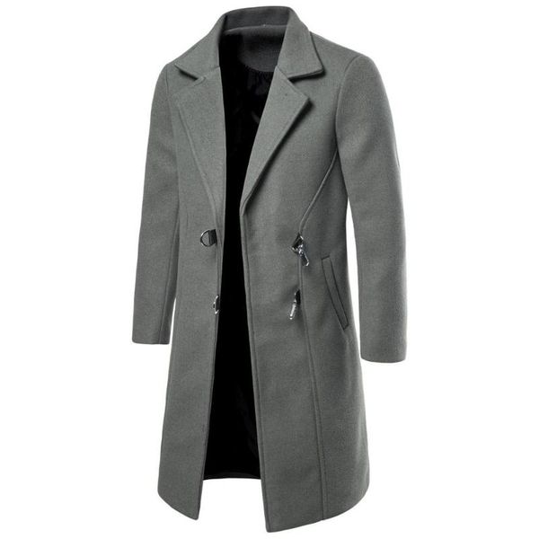 long woollen overcoat male men's clothes men's coats winter autumn fashion business smart casual new 2020 blends, Black
long woollen overcoat male men's clothes men's coats winter autumn fashion business smart casual new 2020 blends, Black