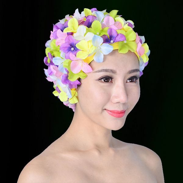 lovely design lily flowers women's swimming cap coloful sports swimming pool beautiful hat size women elastictry cloth cap
lovely design lily flowers women's swimming cap coloful sports swimming pool beautiful hat size women elastictry cloth cap