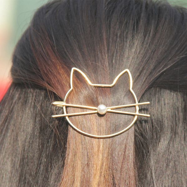 1pc fashion hollow cute cat hair pin imitation pearl hairpin hair side clip accessories barrette for women girl gifts
1pc fashion hollow cute cat hair pin imitation pearl hairpin hair side clip accessories barrette for women girl gifts
