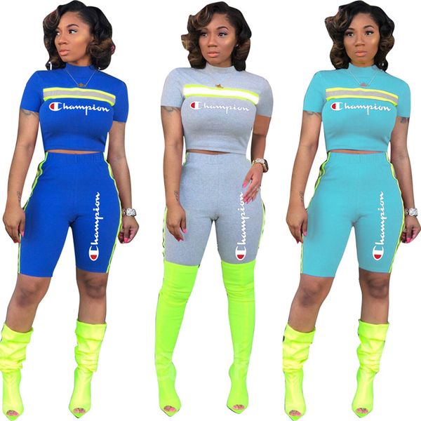 Champion brand track uit women reflective trip t hirt hort pant 2 piece tight port wear ummer outfit port run jogger et b3111
Champion brand track uit women reflective trip t hirt hort pant 2 piece tight port wear ummer outfit port run jogger et b3111