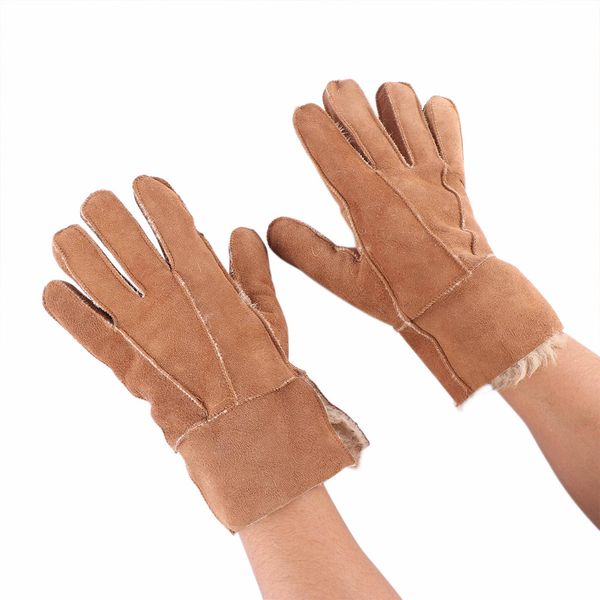 1pair cool men' winter genuine brown sheepskin leather shearling fur warm gloves new, Blue;gray
1pair cool men' winter genuine brown sheepskin leather shearling fur warm gloves new, Blue;gray