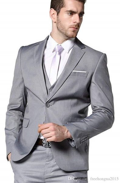 brand new grey groom tuxedos notch lapel side vent groomsman wedding 3 piece suit popular men business jacket blazer(jacket+pants+vest) d965, White;black
brand new grey groom tuxedos notch lapel side vent groomsman wedding 3 piece suit popular men business jacket blazer(jacket+pants+vest) d965, White;black
