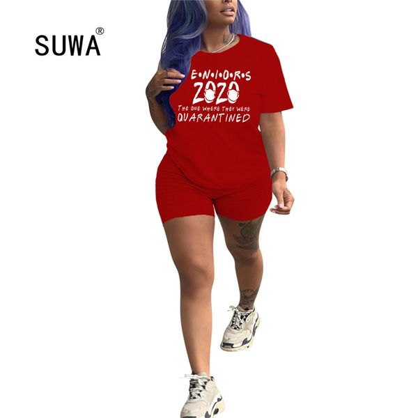 2020 letter print new arrival women two piece outfit summer short sleeve basic t-shirt + jogger shorts sweatsuit matching sets, White
2020 letter print new arrival women two piece outfit summer short sleeve basic t-shirt + jogger shorts sweatsuit matching sets, White