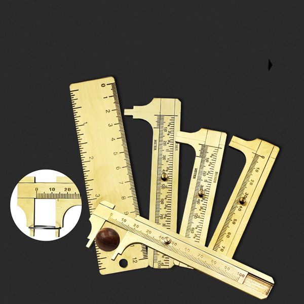 metal measuring ruler mini brass caliper pure copper vernier dual-scale portable retro double scale measuring tools
metal measuring ruler mini brass caliper pure copper vernier dual-scale portable retro double scale measuring tools
