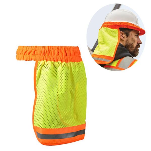 safety hard hat helmet neck cover sun protector reflective stripe neon high visibility elastic breathable mesh shield, Blue;gray
safety hard hat helmet neck cover sun protector reflective stripe neon high visibility elastic breathable mesh shield, Blue;gray