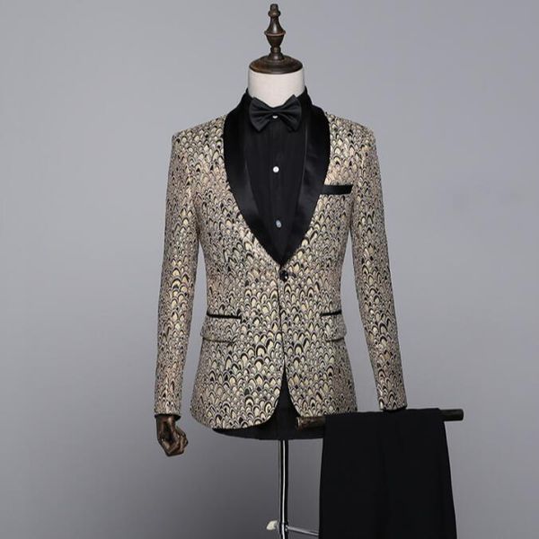new studio pgraphy theme men's pattern two-piece wedding ceremony stage hosting suit singer costume (chaqueta + pantalones, White;black
new studio pgraphy theme men's pattern two-piece wedding ceremony stage hosting suit singer costume (chaqueta + pantalones, White;black