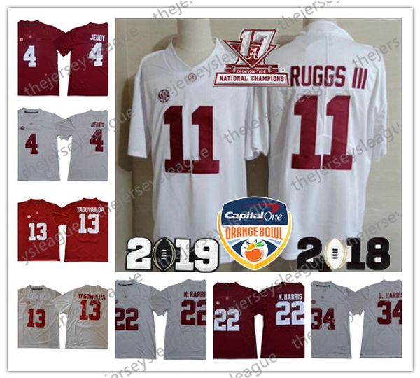 alabama crimson tide # 2 hurts 4 джерри jeudy 13 вт. tagovailoa 22 najee харрис прошитой белый красный оранжевый bowl ncaa футбол джерси, Black
alabama crimson tide # 2 hurts 4 джерри jeudy 13 вт. tagovailoa 22 najee харрис прошитой белый красный оранжевый bowl ncaa футбол джерси, Black
