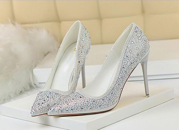 women crystal color patchwork pu leather pointed toe shoes colorful high heel slip on stilettos ladies shoe, Black;white
women crystal color patchwork pu leather pointed toe shoes colorful high heel slip on stilettos ladies shoe, Black;white