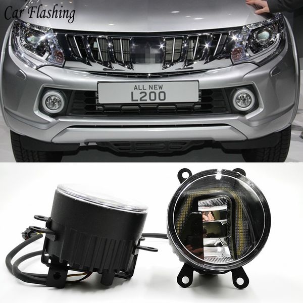 3-in-1 functions led drl daytime running light car projector fog lamp with yellow signal for mitsubishi triton l200 2013 -2018
3-in-1 functions led drl daytime running light car projector fog lamp with yellow signal for mitsubishi triton l200 2013 -2018