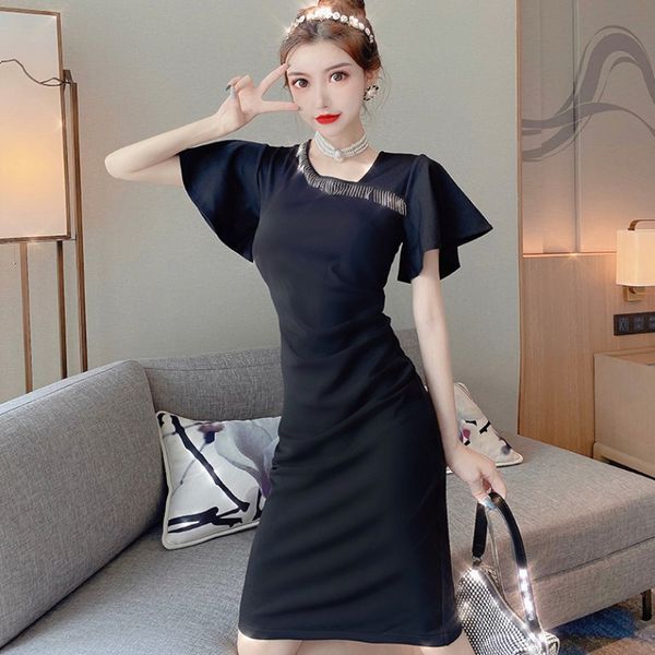 summer careful machine design sense diagonal collar tassel slim bag hip mid-length ladies temperament light mature wind dress women, White;black
summer careful machine design sense diagonal collar tassel slim bag hip mid-length ladies temperament light mature wind dress women, White;black