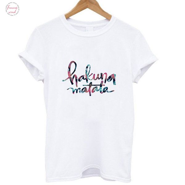 hakuna matata summer t shirt lion king cartoon printed t shirt women fashion casual harajuku tshirt female graphic cute tee, White
hakuna matata summer t shirt lion king cartoon printed t shirt women fashion casual harajuku tshirt female graphic cute tee, White