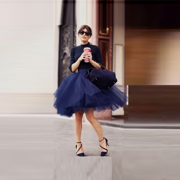 dark blue puffy tutu skirts womens new arrival knee length a line tulle skirt ball gown high street chic midi skirt, Black
dark blue puffy tutu skirts womens new arrival knee length a line tulle skirt ball gown high street chic midi skirt, Black