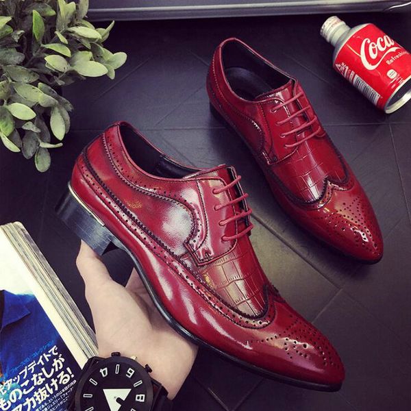 casual flat shoes big size leather mens designer shoes party business men bullock dress oxfords ll-68z, Black
casual flat shoes big size leather mens designer shoes party business men bullock dress oxfords ll-68z, Black