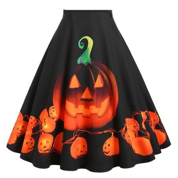 halloween pumpkin print pleated skirt women halloween high waist plus size novelty stylish faldas largas mujer jupe longue, Black
halloween pumpkin print pleated skirt women halloween high waist plus size novelty stylish faldas largas mujer jupe longue, Black
