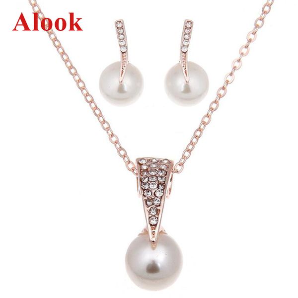 alook бренд искусственный жемчуг свадебные ювелирные наборы мода свадебный подарок классический кристалл ожерелье серьги наборы для женщин ю, Silver
alook бренд искусственный жемчуг свадебные ювелирные наборы мода свадебный подарок классический кристалл ожерелье серьги наборы для женщин ю, Silver