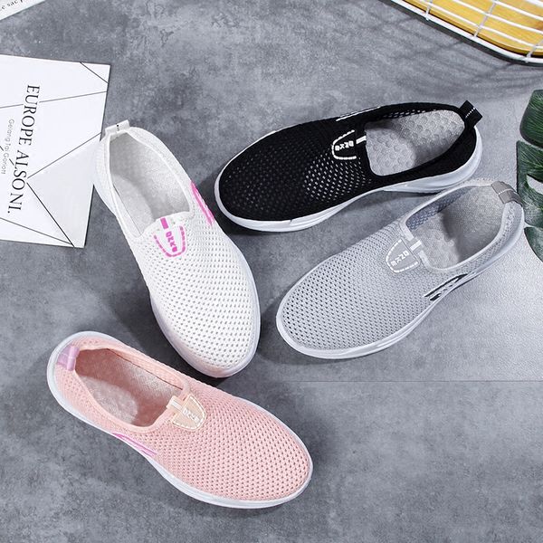 shoes women's sport shoes walking flats height increasing women loafers breathable air mesh swing wedges shoe, Black;white
shoes women's sport shoes walking flats height increasing women loafers breathable air mesh swing wedges shoe, Black;white