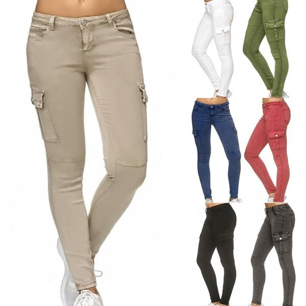 2020 autumn women casual fashion solid denim pants elastic waist straight trousers tight denim jeans ladies, Blue
2020 autumn women casual fashion solid denim pants elastic waist straight trousers tight denim jeans ladies, Blue