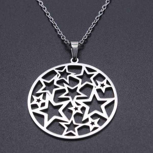 pendant necklaces stainless steel starry night necklace for women fashion jewelry dainty drop accept oem order, Silver
pendant necklaces stainless steel starry night necklace for women fashion jewelry dainty drop accept oem order, Silver
