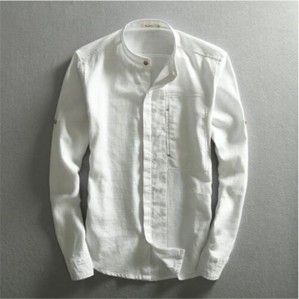 men's casual shirts men solid linen shirt chinese traditional mandarin collar cotton dress long sleeve male business ts-310, White;black
men's casual shirts men solid linen shirt chinese traditional mandarin collar cotton dress long sleeve male business ts-310, White;black