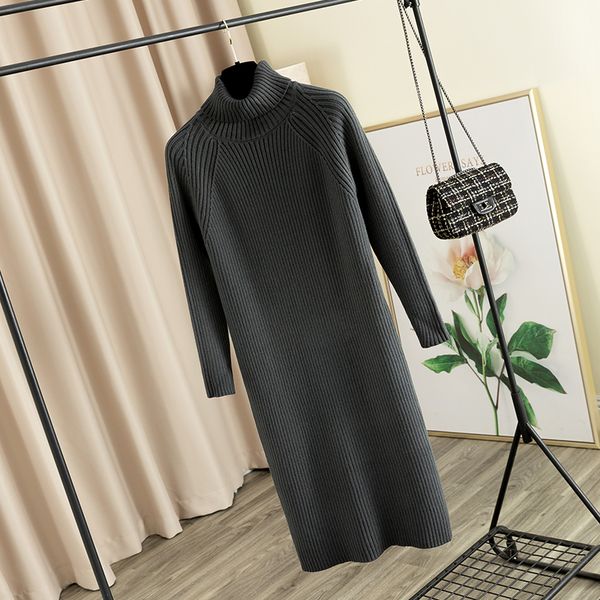 gigogou winter thick knit long straight women dress warm turtleneck pullover sweater dress oversized chic christmas midi dresses, Black;gray
gigogou winter thick knit long straight women dress warm turtleneck pullover sweater dress oversized chic christmas midi dresses, Black;gray
