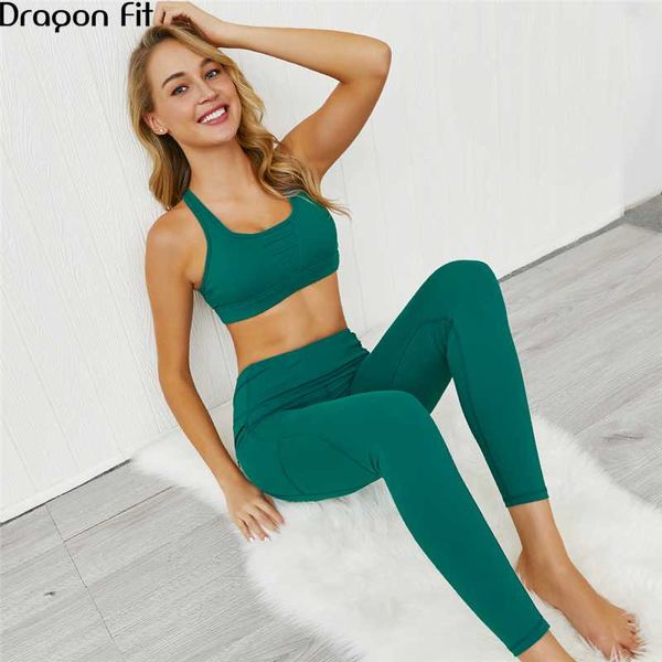 dragon fit yoga 2 piece set women breathable workout clothes for women cross back bra and push up leggings outfits with pockets
dragon fit yoga 2 piece set women breathable workout clothes for women cross back bra and push up leggings outfits with pockets