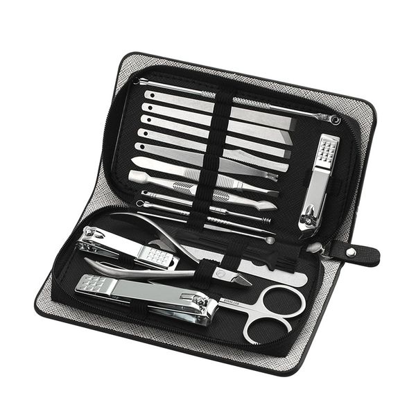 stainless nail kit nail clipper nipper cutter scissors tweezers ear pick pedicure manicure set art tools
stainless nail kit nail clipper nipper cutter scissors tweezers ear pick pedicure manicure set art tools