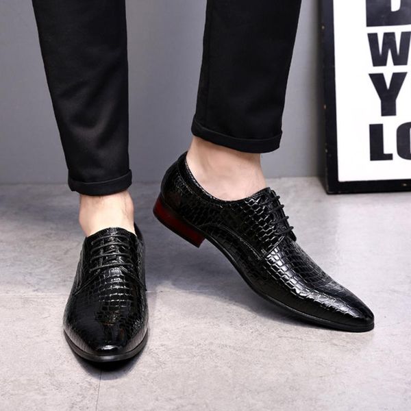 kancoold fashion business dress men shoes classic breathable lace-up leather shoes pointed straps plaid wild leather 1213, Black
kancoold fashion business dress men shoes classic breathable lace-up leather shoes pointed straps plaid wild leather 1213, Black