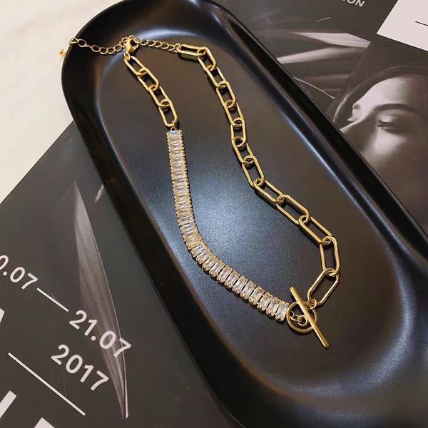 peri'sbox mixed toggle clasp gold chain necklaces square cubic zirconia linked necklaces for women statement choker, Golden;silver
peri'sbox mixed toggle clasp gold chain necklaces square cubic zirconia linked necklaces for women statement choker, Golden;silver