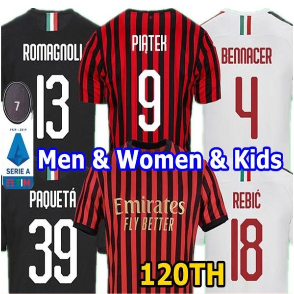 19 20 ac milan 120th soccer jersey 2019 2020 piatek football shirt paqueta bennacer men rebic camisa de futebol romagnoli maillot de foot, Black;yellow
19 20 ac milan 120th soccer jersey 2019 2020 piatek football shirt paqueta bennacer men rebic camisa de futebol romagnoli maillot de foot, Black;yellow