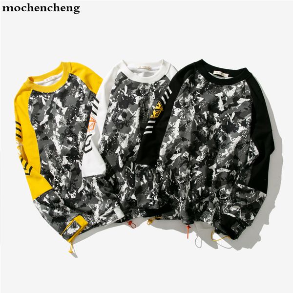 trendy printed men's sweatshirts o-neck camo patchwork men's sweatshirts cuff, Black
trendy printed men's sweatshirts o-neck camo patchwork men's sweatshirts cuff, Black