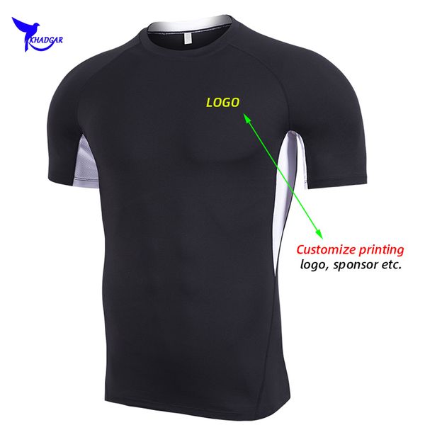 customize men's gym fitness short sleeve t-shirts male running compression sports shirt quick drying sportswear tee, Black;blue
customize men's gym fitness short sleeve t-shirts male running compression sports shirt quick drying sportswear tee, Black;blue