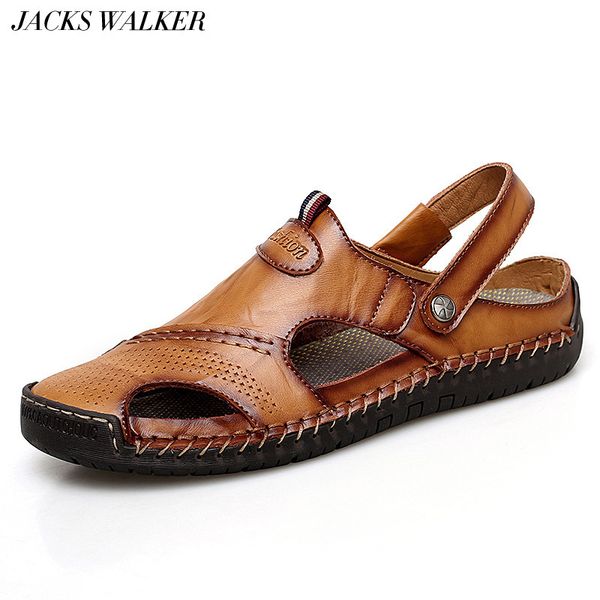 2019 plus size 48 summer men genuine leather sandals slipper comfortable breathable outdoor casual man shoes sandalias hombre, Black
2019 plus size 48 summer men genuine leather sandals slipper comfortable breathable outdoor casual man shoes sandalias hombre, Black