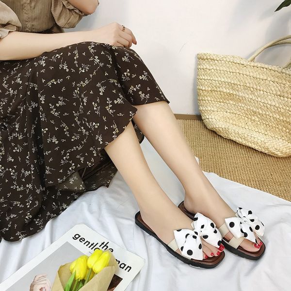 new style bow slippers women fashion summer solid color casual outside slipper light shoes non-slip shoes sea beach slides, Black
new style bow slippers women fashion summer solid color casual outside slipper light shoes non-slip shoes sea beach slides, Black