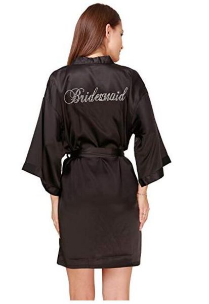 Bridesmaid Robe women bathrobe robes Kimono Pajamas gowns women home robes clothes Silk white dress Terry bathrobe sleepwear, Black;red
Bridesmaid Robe women bathrobe robes Kimono Pajamas gowns women home robes clothes Silk white dress Terry bathrobe sleepwear, Black;red