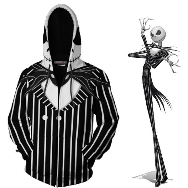 jack skellington sally halloween cosplay clothes the nightmare before christmas clothes costume clothing men women zipper, Black
jack skellington sally halloween cosplay clothes the nightmare before christmas clothes costume clothing men women zipper, Black