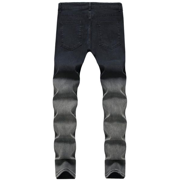 brand mkass new skinny jeans men streetwear destroyed ripped jeans homme hip hop broken male pencil biker embroidery patch pants, Blue
brand mkass new skinny jeans men streetwear destroyed ripped jeans homme hip hop broken male pencil biker embroidery patch pants, Blue