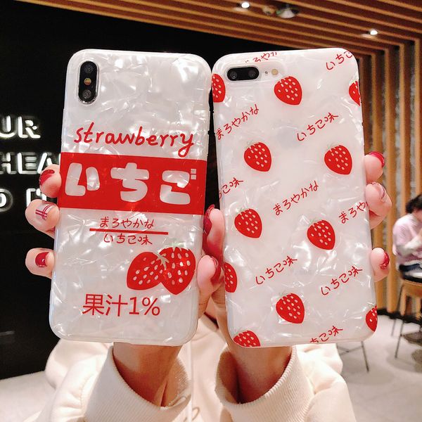 for iphone x xr xs max 6 7 8 plus phone cases strawberry shell pattern imd technology tpu soft translucent cell phone case
for iphone x xr xs max 6 7 8 plus phone cases strawberry shell pattern imd technology tpu soft translucent cell phone case