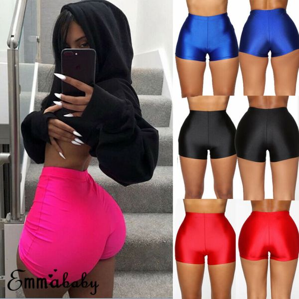 women casual high waist solid color fitness gym jogging running yoga cycling sport club slim skinny butt lift shorts, White;red
women casual high waist solid color fitness gym jogging running yoga cycling sport club slim skinny butt lift shorts, White;red