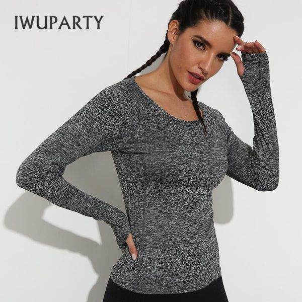 iwuparty long sleeve sport shirt women workout gym running shirt breathable yoga tank sport fitness activewear, White;red
iwuparty long sleeve sport shirt women workout gym running shirt breathable yoga tank sport fitness activewear, White;red