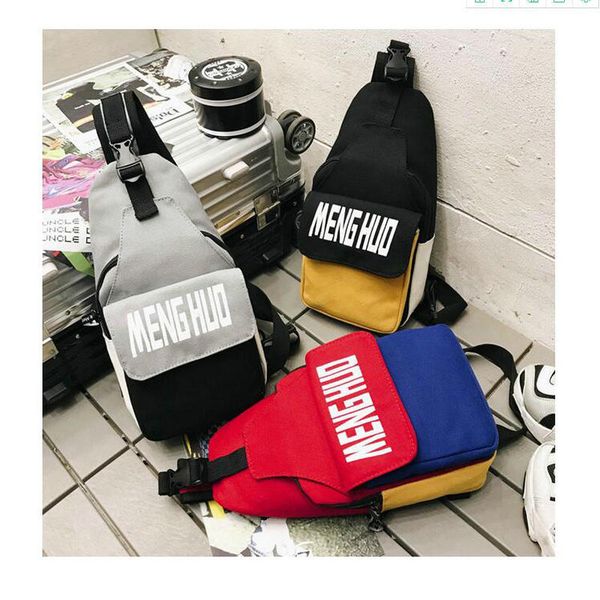puou boy girl hit the color stitching student handbag men women canvas package messenger shoulder chest bag couple waist pack
puou boy girl hit the color stitching student handbag men women canvas package messenger shoulder chest bag couple waist pack