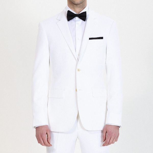 white wedding suit for men custom made tuxedos designs mens suits with pants custom made suits a0207, White;black
white wedding suit for men custom made tuxedos designs mens suits with pants custom made suits a0207, White;black