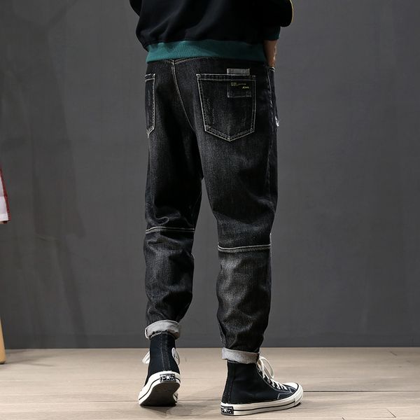 fashion streetwear men jeans loose fit black gray color harem pants big size 28-42 hip hop jeans men pencil pants, Blue
fashion streetwear men jeans loose fit black gray color harem pants big size 28-42 hip hop jeans men pencil pants, Blue