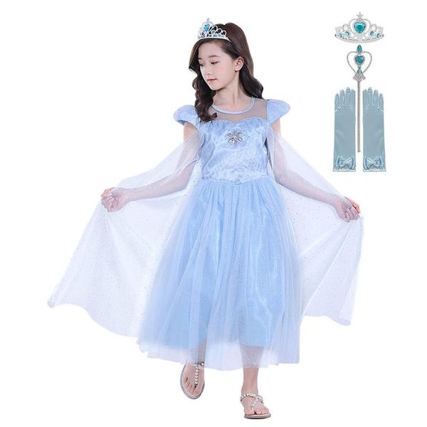 muababy girls light blue dress children cosplay clothes summer kids sequin outfits with long train elegant princess gowns, Red;yellow
muababy girls light blue dress children cosplay clothes summer kids sequin outfits with long train elegant princess gowns, Red;yellow